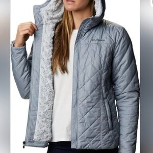 Columbia Copper Crest Gray Quilted Puffer Jacket